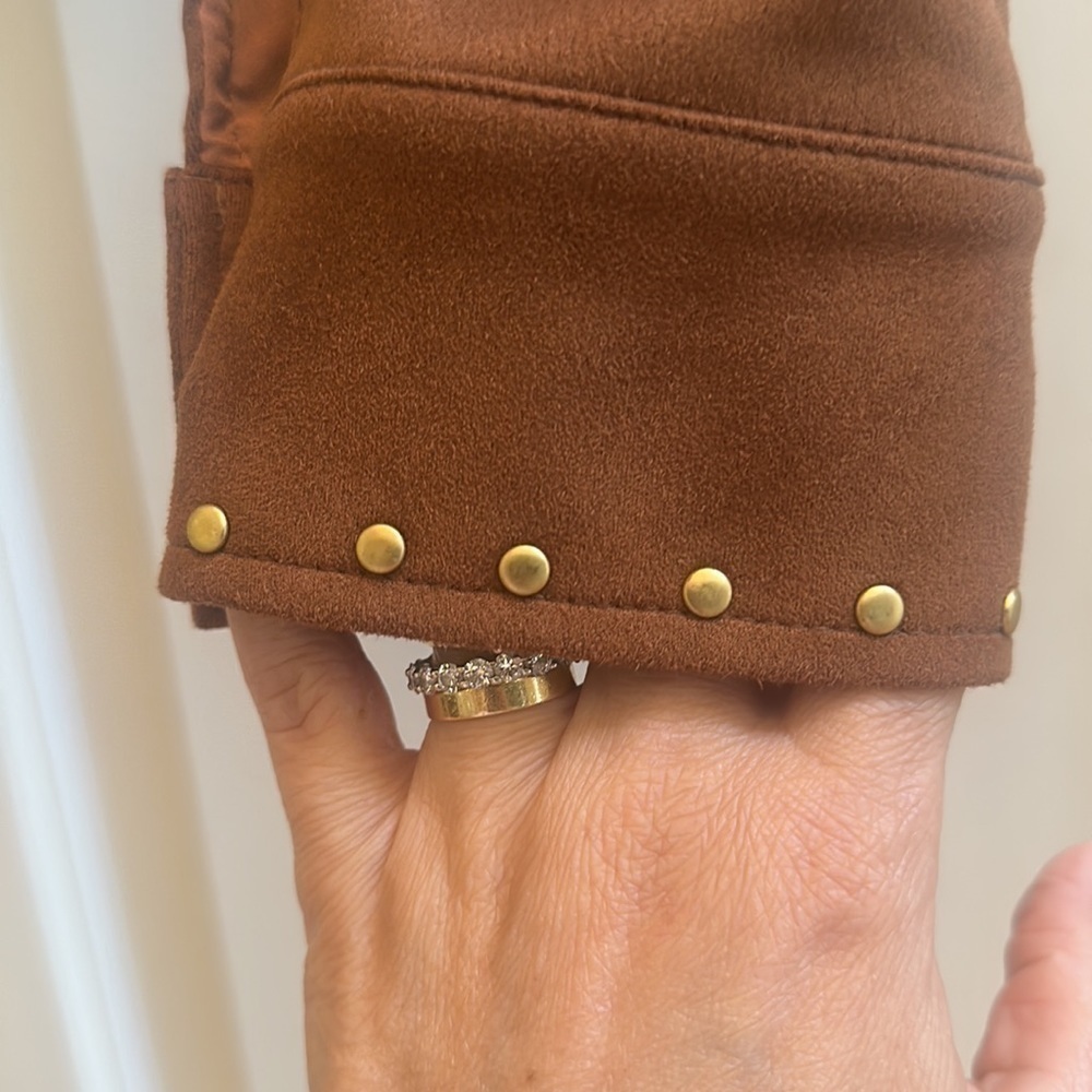 TULAROSA Abbot Faux Suede Cropped Jacket - Picture 8 of 12